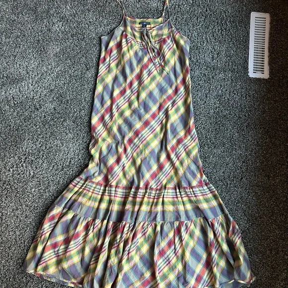 GAP Multicolor Plaid Maxi Dress - Picture 3 of 5